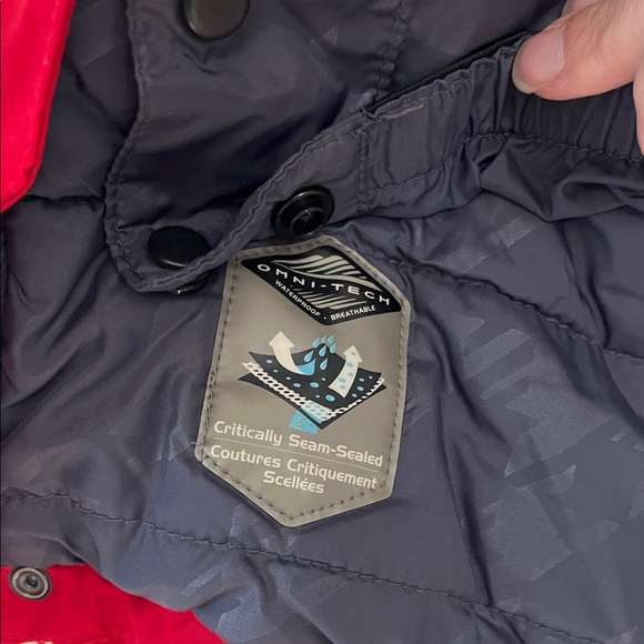 Columbia Bold Ski Red Jacket with Dark Grey Accents. Boys 14/16 - Picture 6 of 10